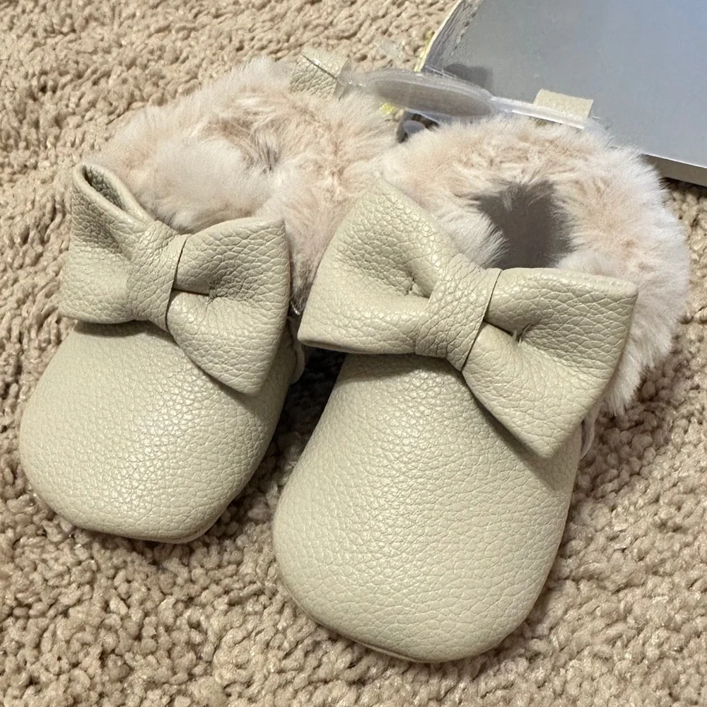 Infant Baby Girl Fur Shoes